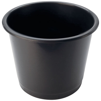 Deflecto SteriTouch Large 14L Plastic Waster Bin Black