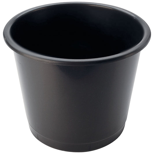 Deflecto SteriTouch Large 14L Plastic Waster Bin Black