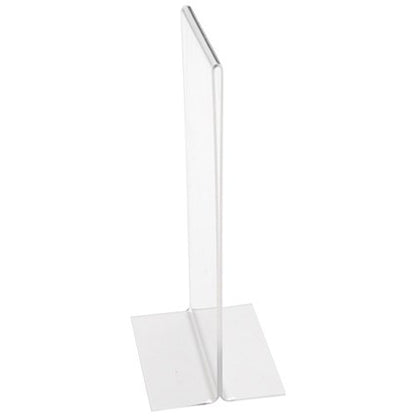 Announce Stand Up Sign Holder, 1/3 A4, Clear