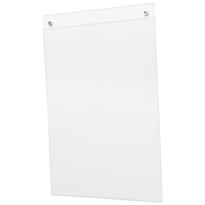 Deflecto Portrait Wall Sign Holder, A5, Clear