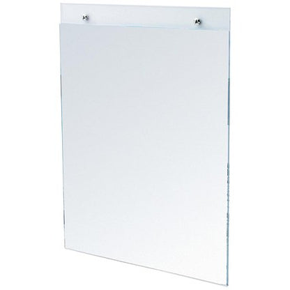Deflecto Portrait Wall Sign Holder, A3, Clear