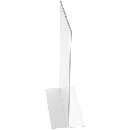Announce Stand Up Sign Holder, A4, Clear