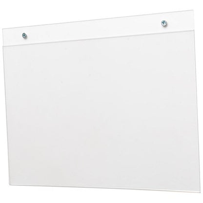 Deflecto Landscape Wall Sign Holder, A3, Clear