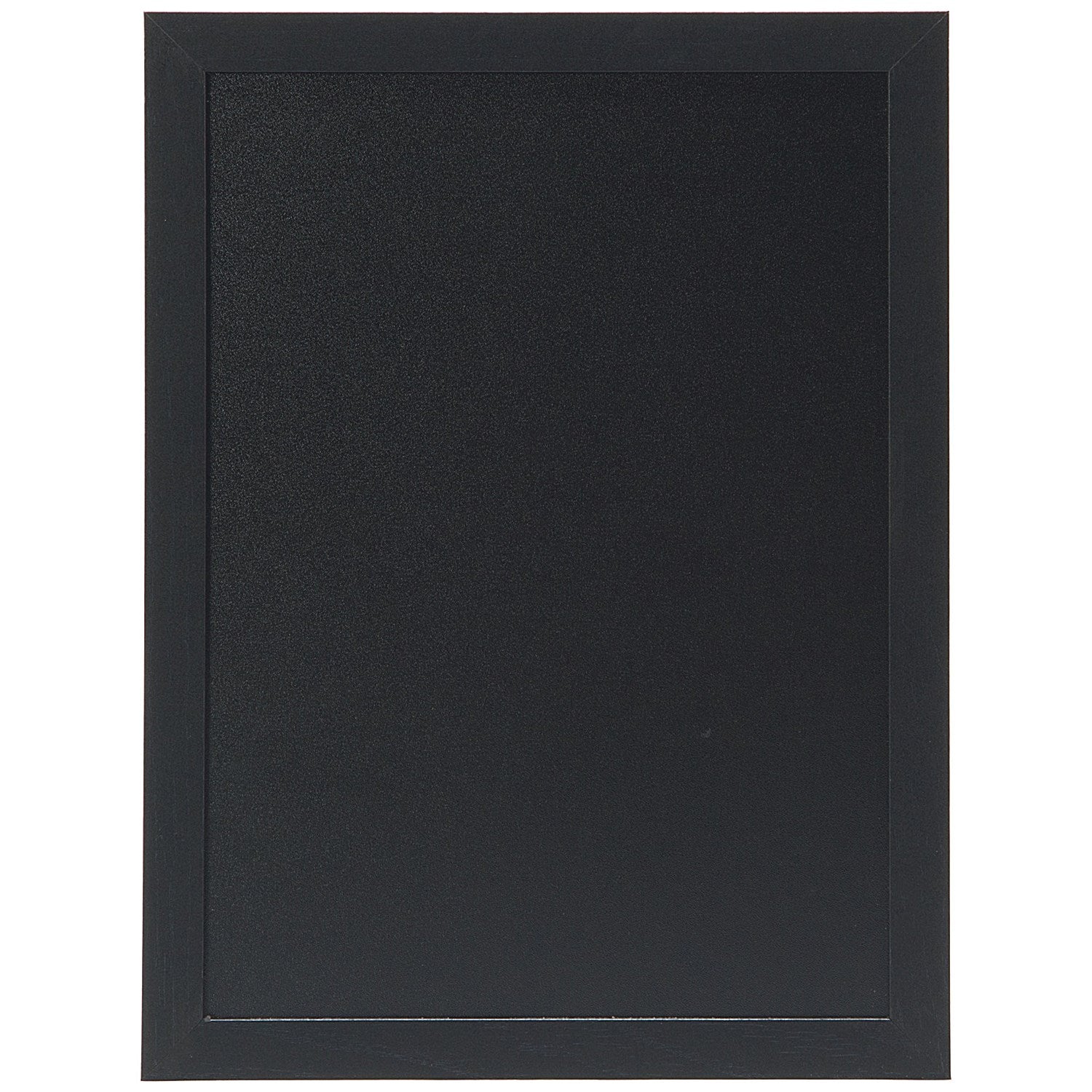 Securit Woody Chalkboard with White Chalk Marker and Mounting Kit 300x10x400mm Black Easy2Order : DF49478