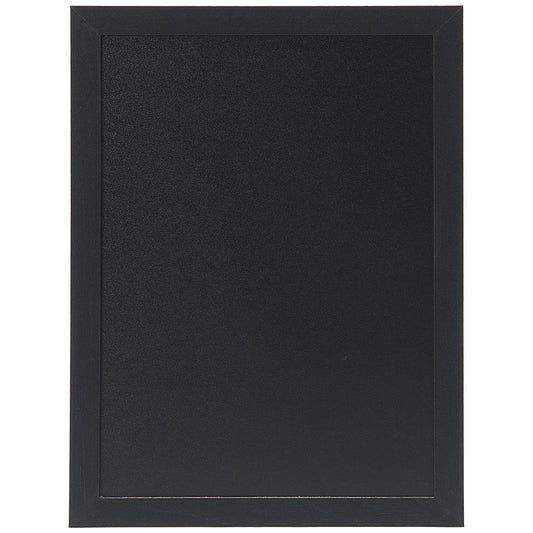 Securit Woody Chalkboard with White Chalk Marker and Mounting Kit 300x10x400mm Black Easy2Order : DF49478