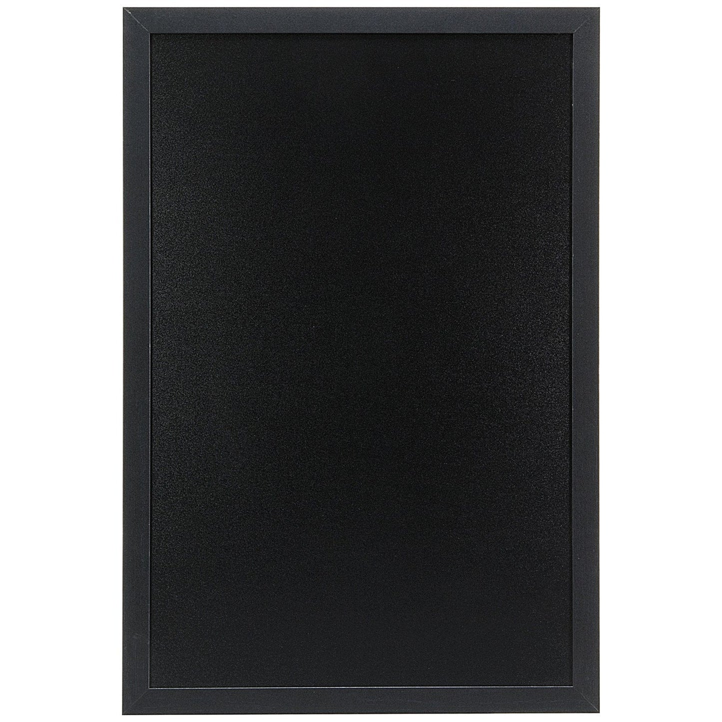 Securit Woody Chalkboard with Chalk Marker and Mounting Kit 400x15x600mm Black Easy2Order : DF49479