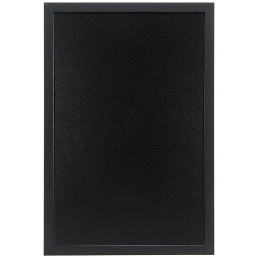Securit Woody Chalkboard with Chalk Marker and Mounting Kit 400x15x600mm Black Easy2Order : DF49479