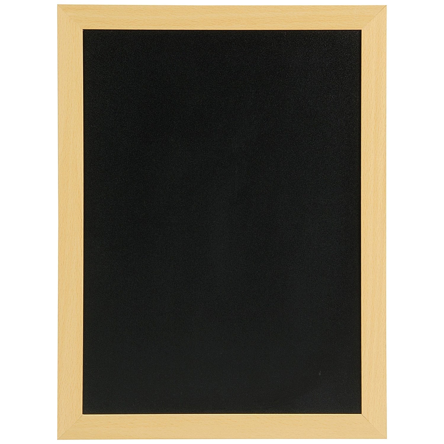 Securit Woody Chalkboard with White Chalk Marker and Mounting Kit 300x10x400mm Teak Easy2Order : DF49488