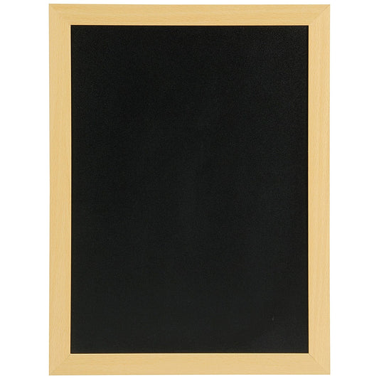 Securit Woody Chalkboard with White Chalk Marker and Mounting Kit 300x10x400mm Teak Easy2Order : DF49488
