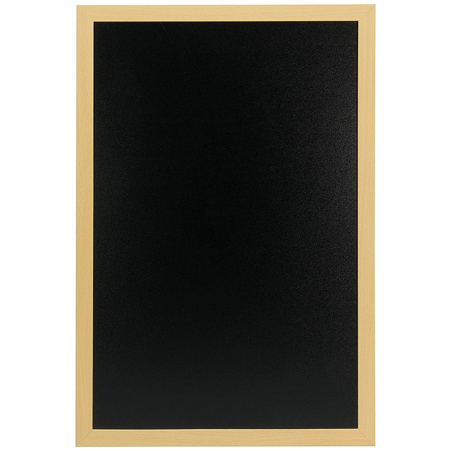 Securit Woody Wood Board with Chalk Marker and Mounting Kit 400x15x600mm Teak Easy2Order : DF49489