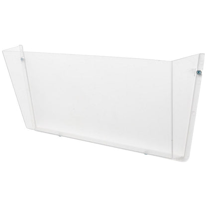 Deflecto Literature Wall Pocket, Stackable, A4, Landscape, Clear