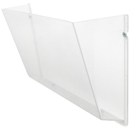 Deflecto Literature Wall Pocket, Stackable, A4, Landscape, Clear