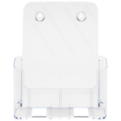Deflecto Standard Rigid Literature Holder, A4, Clear