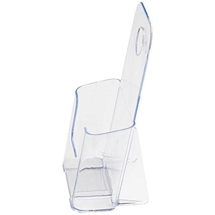 Standard Rigid Literature Holder, 1/3 x A4, Clear