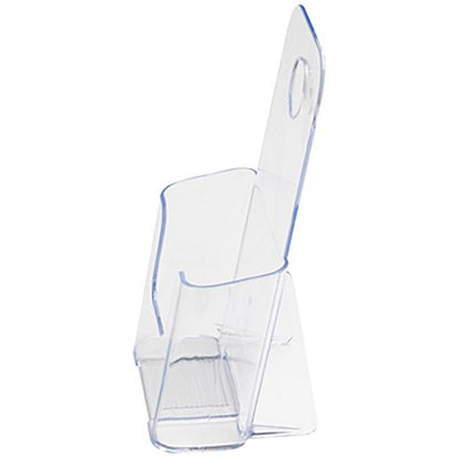 Standard Rigid Literature Holder, 1/3 x A4, Clear