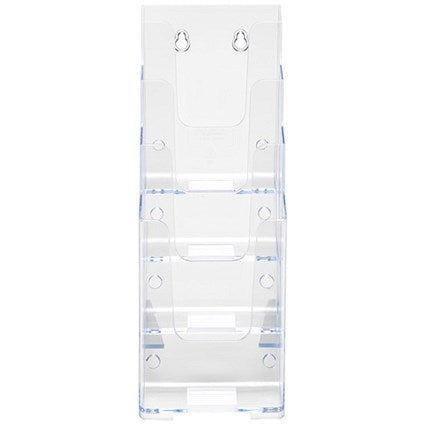 Deflecto 4 Tier Literature Holder 1/3 A4