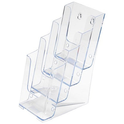 Deflecto 4 Tier Literature Holder 1/3 A4