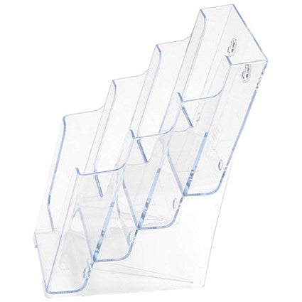 Deflecto 4 Tier Literature Holder 1/3 A4