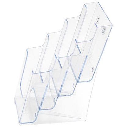 Deflecto 4 Tier Literature Holder 1/3 A4
