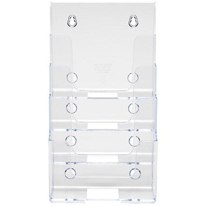 Deflecto 4 Tier Literature Holder A5