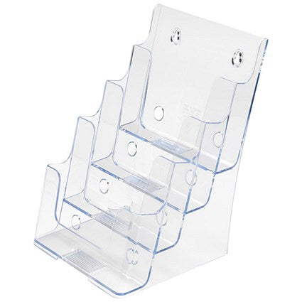 Deflecto 4 Tier Literature Holder A5