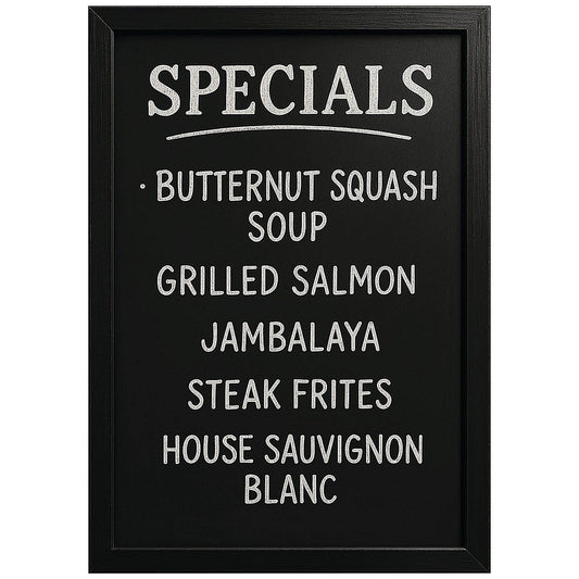 Deflecto Wall Mounted Chalkboard 400x600mm Black Easy2Order : DF91452