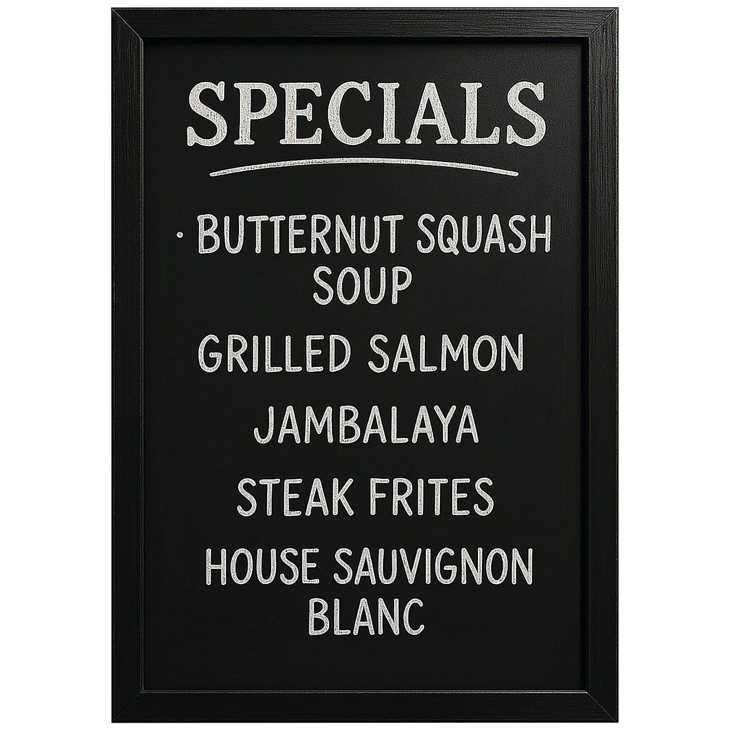 Deflecto Wall Mounted Chalkboard 600x800mm Black Easy2Order : DF91453