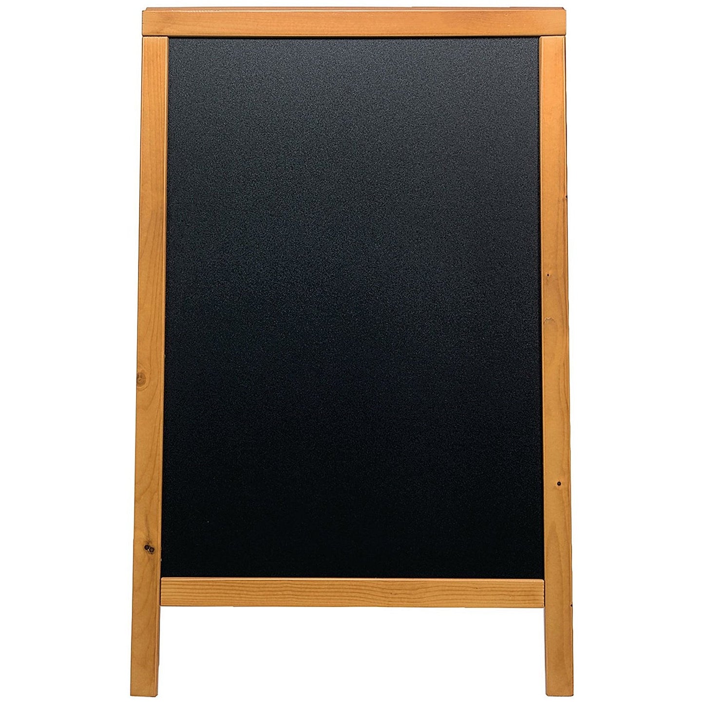 Deflecto Double Sided Pavement A Frame Chalkboard 850x545x440mm Teak Easy2Order : DF91455