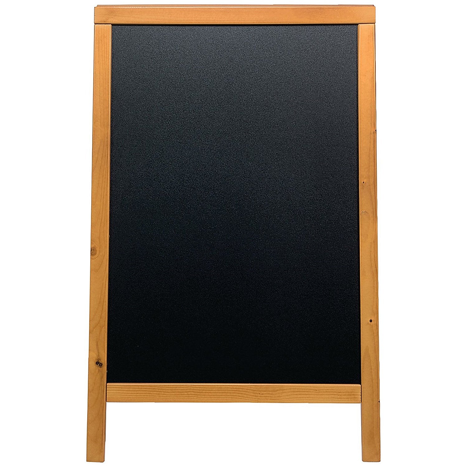 Deflecto Double Sided Pavement A Frame Chalkboard 850x545x440mm Teak Easy2Order : DF91455