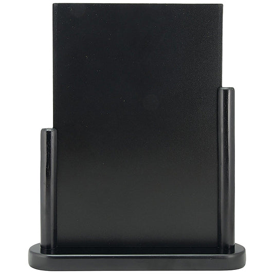 Deflecto Double Sided Medium Countertop Chalkboard Information Display Black Easy2Order : DF91467