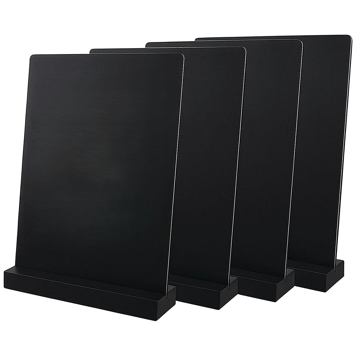 Deflecto Double Sided A4 Countertop Chalkboard Information Display Black (Pack of 4) Easy2Order : DF91472