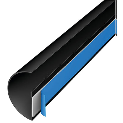 D-Line Self Adhesive Cable Tidy, 50mmx25mmx1m, Black, Pack of 2