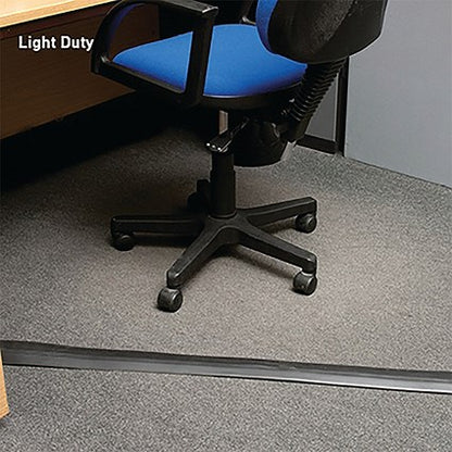 D-Line Light Duty Floor Cable Cover, 17x9mm Channel, 1.8m Wide, Black