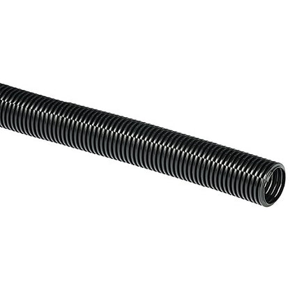 D-Line Flexi Tube Cable Tidy, 25mm Diameter, 1.1m Length, Black