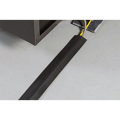 D-Line Floor Cable Cover, 30mmx10mm Channel, 1.8m Wide, Black