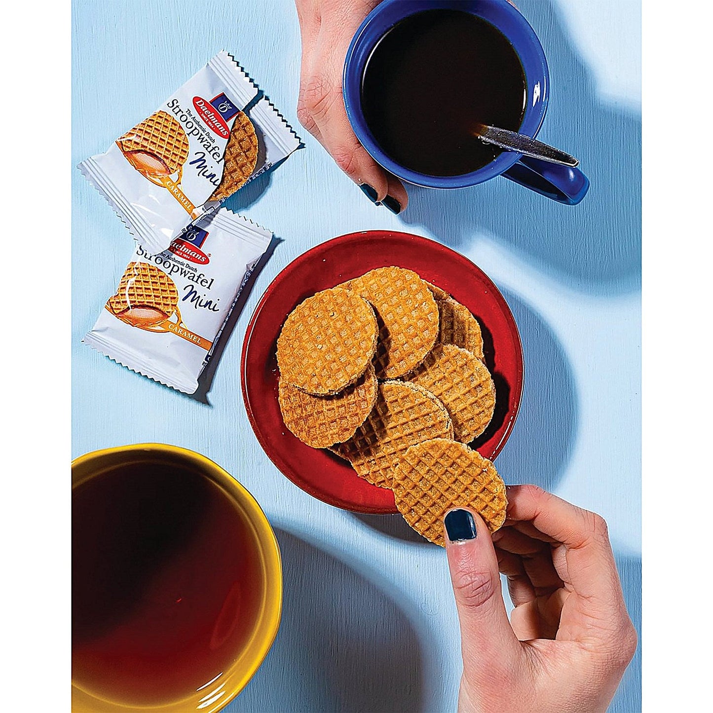 Daelmans Mini Caramel Stroopwafels, Pack of 200 Easy2Order : DLM24092