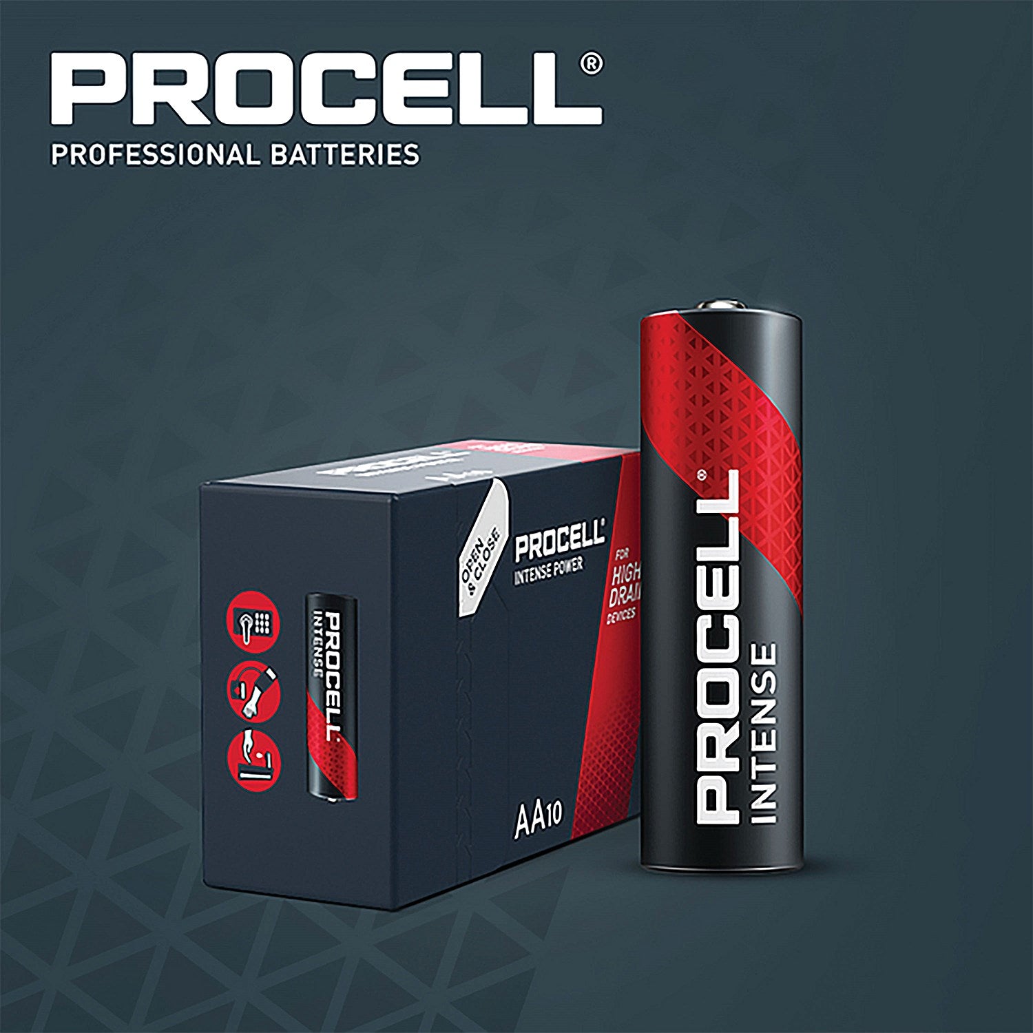 Duracell Procell Intense AA Batteries, Pack of 10