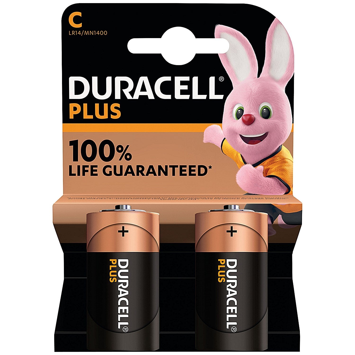 Duracell Plus C Alkaline Batteries, Pack of 2 Easy2Order : DU14182