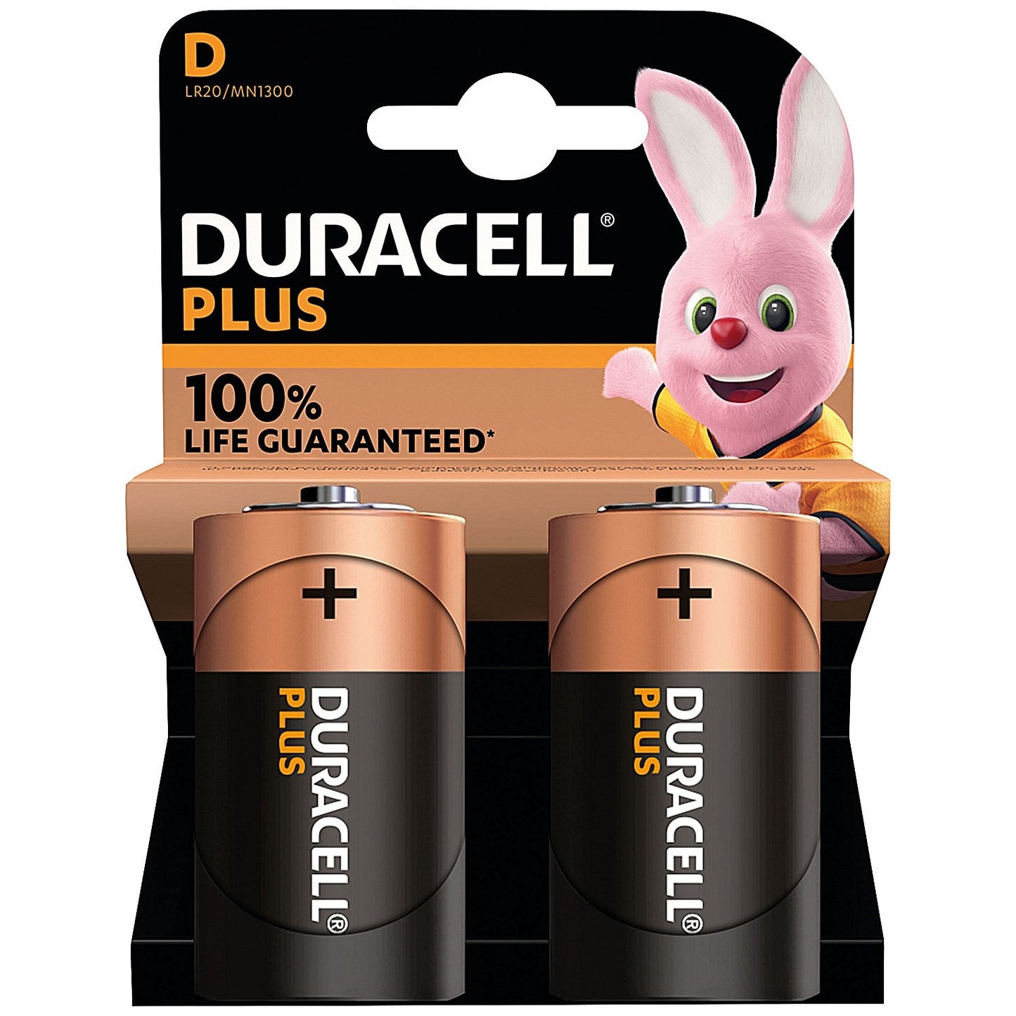 Duracell Plus D Alkaline Batteries, Pack of 2 Easy2Order : DU14198
