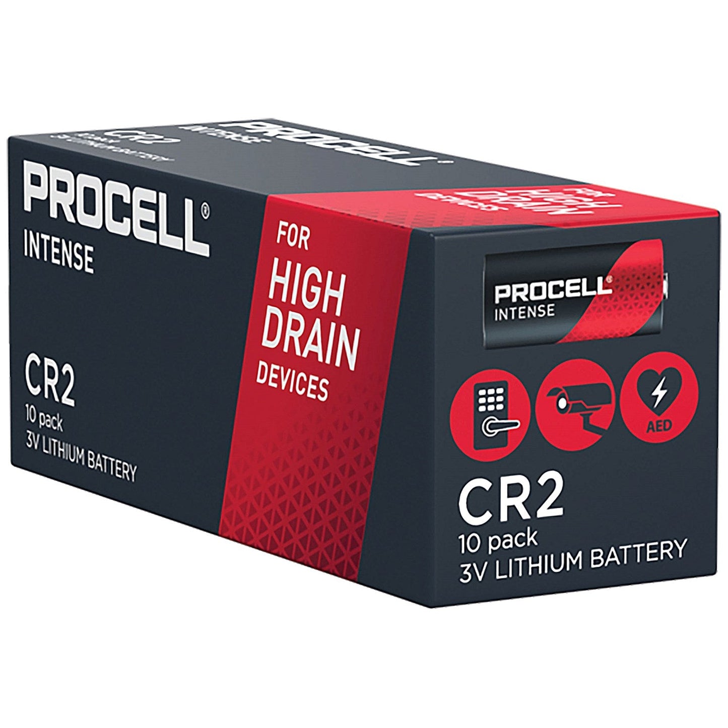 Duracell Procell Intense CR2 3V Batteries, Pack of 10 Easy2Order : DU16330