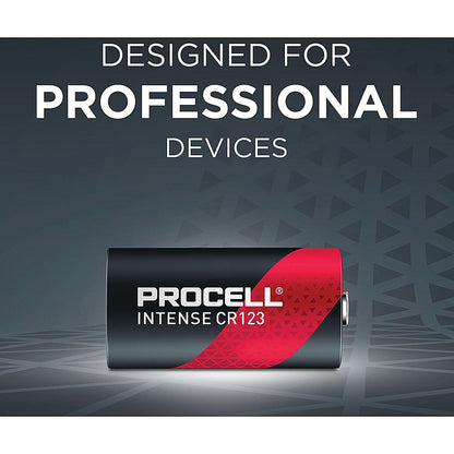 Duracell Procell Intense CR123 3V Batteries, Pack of 10