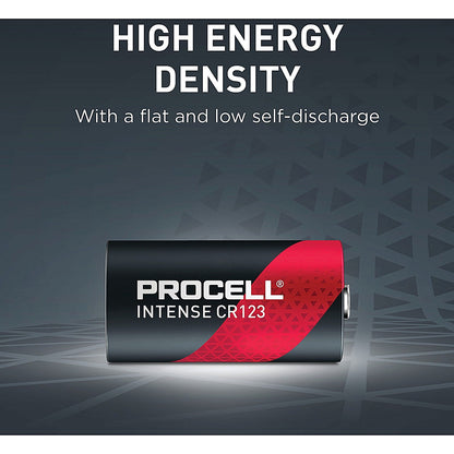 Duracell Procell Intense CR123 3V Batteries, Pack of 10