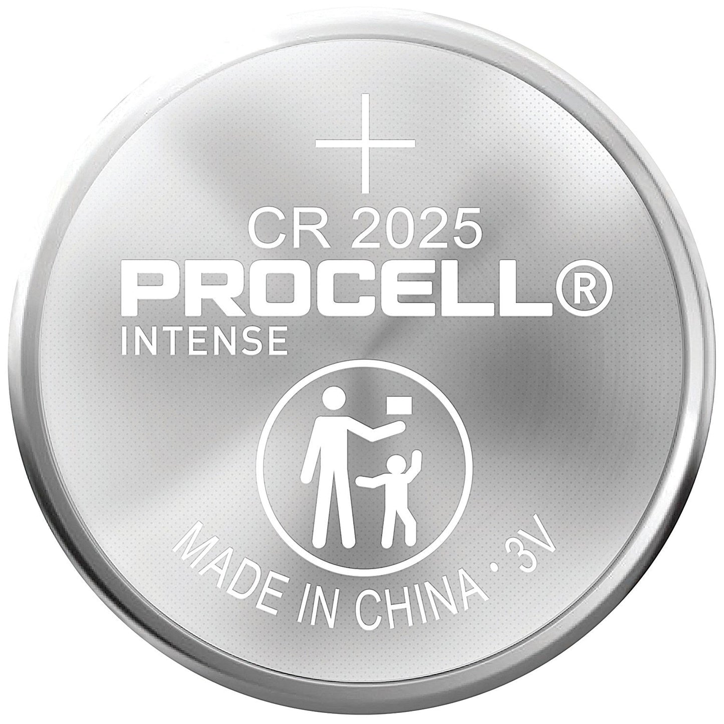 Duracell Procell Intense CR2025 Lithium Coin Batteries, Pack of 5