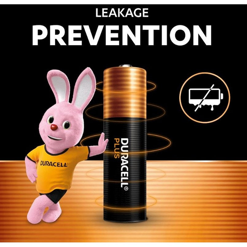 Duracell Plus AAA Battery Alkaline 100% Extra Life Power Boost, Pack of 16