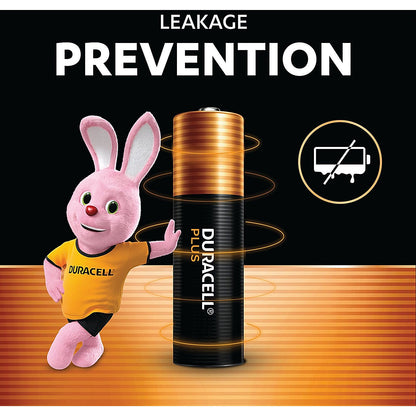 Duracell Plus AA Battery Alkaline 150% Extra Life Power Boost, Pack of 24