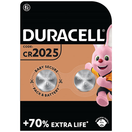 Duracell 2025 Lithium Batteries, Pack of 2 Easy2Order : DU20390