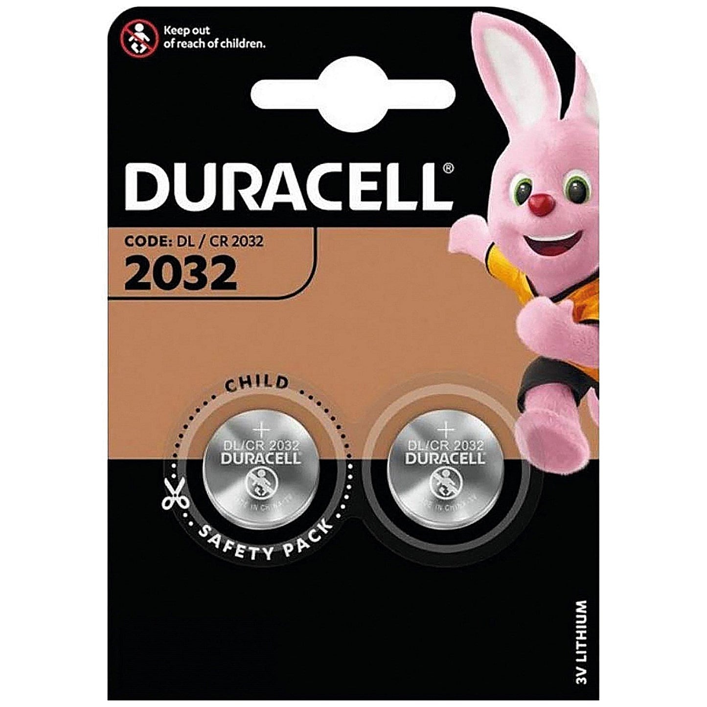 Duracell CR2032 Lithium Batteries, Pack of 2 Easy2Order : DU20392