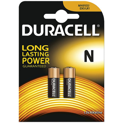 Duracell MN9100N Alkaline Batteries, Pack of 2