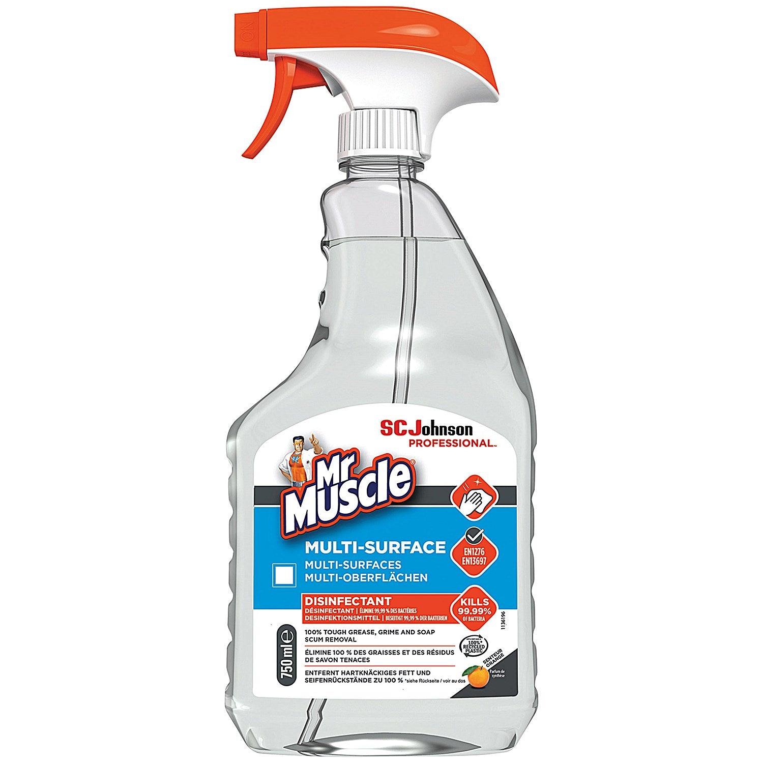 Mr Muscle Multi-Surface Cleaner Spray, 750ml