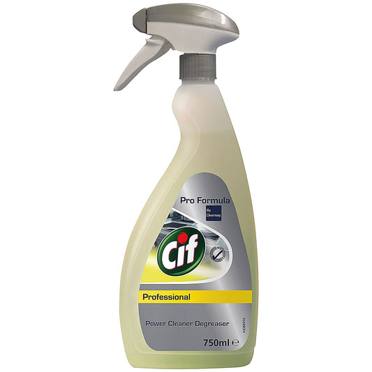 Cif Professional Power Cleaner Degreaser Spray, 750ml